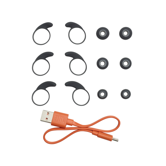 JBL Reflect Mini NC - Black - Waterproof true wireless Noise Cancelling sport earbuds - Detailshot 5 image number null